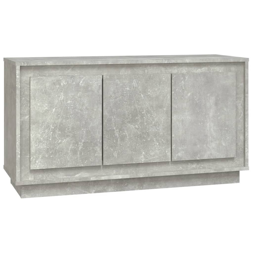 Buffet gris béton 102x35x55 cm bois d'ingénierie - XIOS