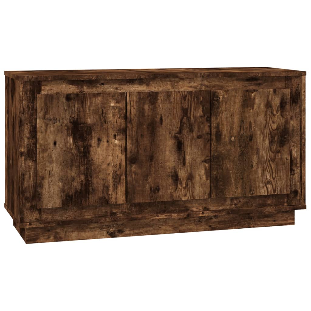 Buffet chêne fumé 102x35x55 cm bois d'ingénierie - XIOS