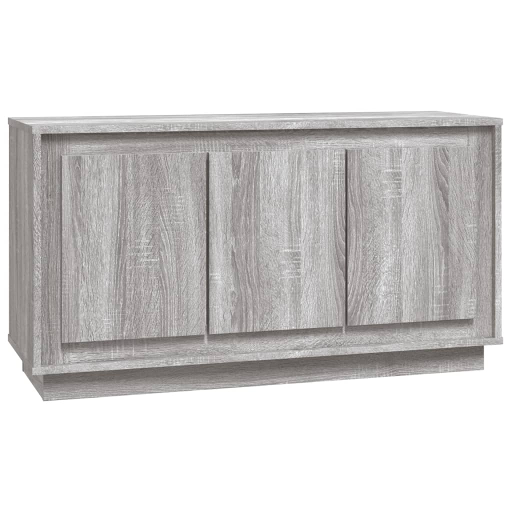Buffet sonoma gris 102x35x55 cm bois d'ingénierie - XIOS