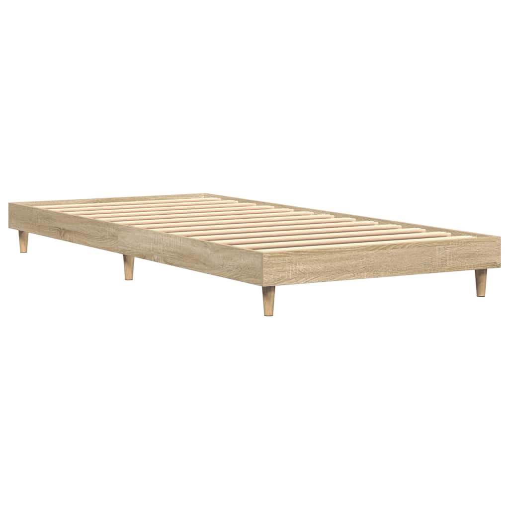 Cadre de lit sans matelas chêne sonoma 75x190 cm - XIOS