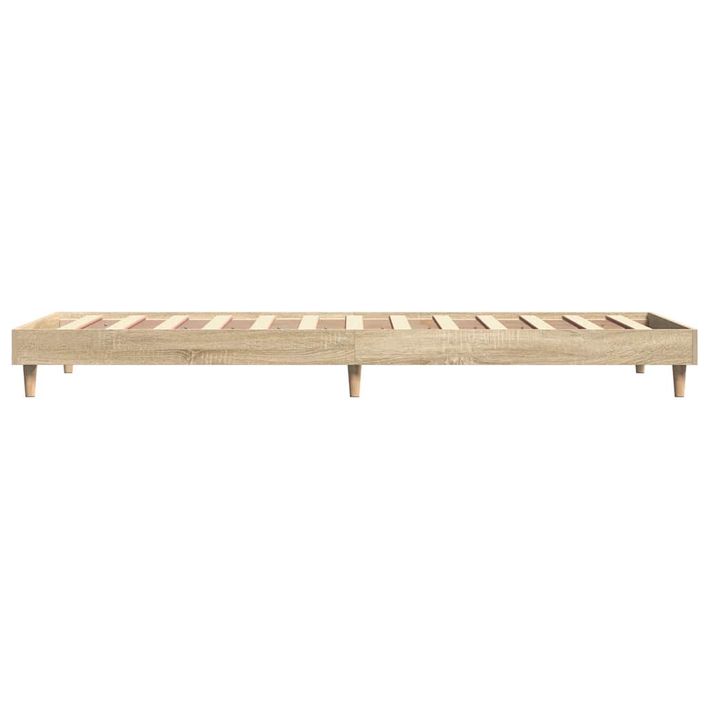 Cadre de lit sans matelas chêne sonoma 75x190 cm - XIOS