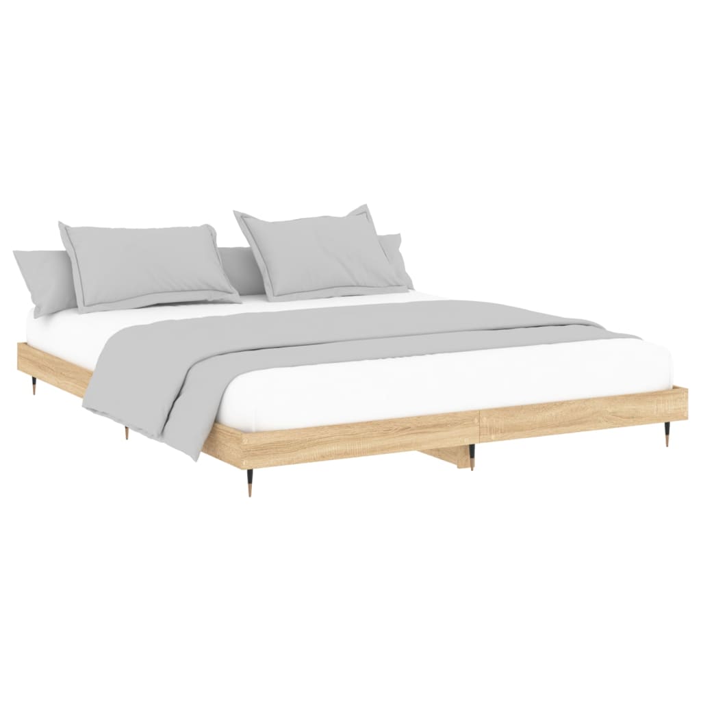 Cadre de lit sans matelas chêne sonoma 120x200 cm - XIOS