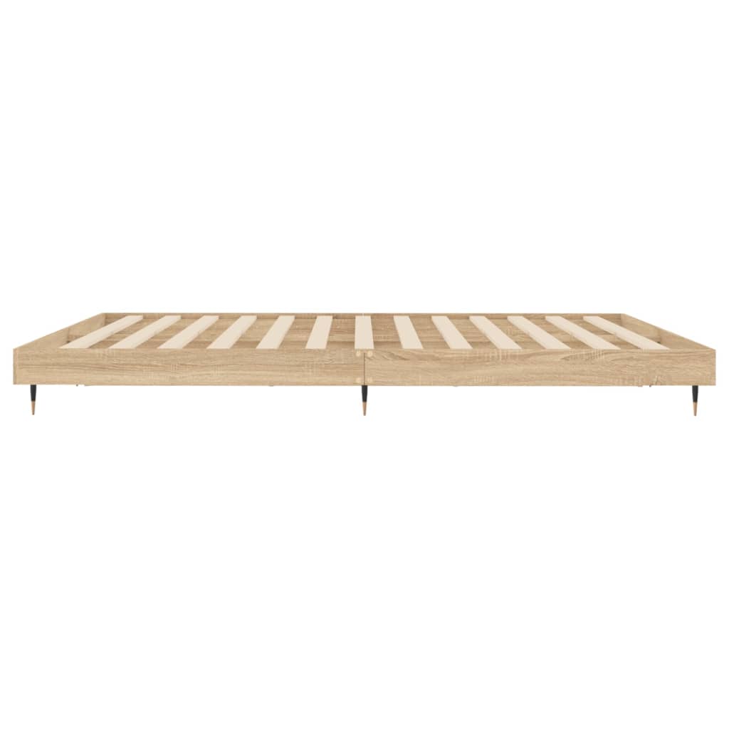 Cadre de lit sans matelas chêne sonoma 120x200 cm - XIOS