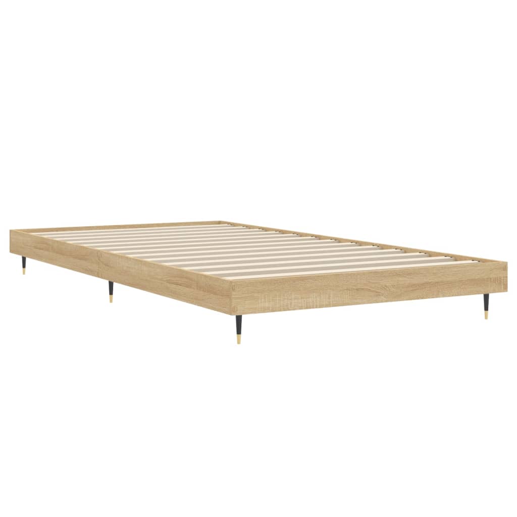 Cadre de lit sans matelas chêne sonoma 100x200 cm - XIOS