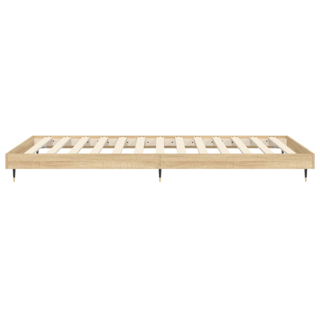 Cadre de lit sans matelas chêne sonoma 100x200 cm - XIOS