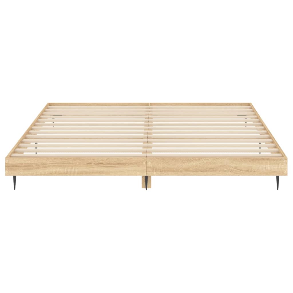Cadre de lit sans matelas chêne sonoma 200x200 cm - XIOS