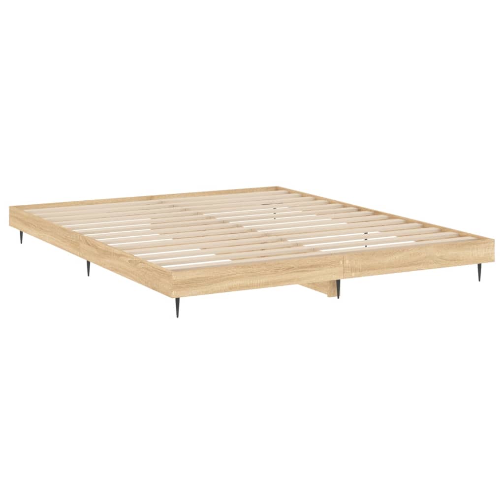 Cadre de lit sans matelas chêne sonoma 120x200 cm - XIOS