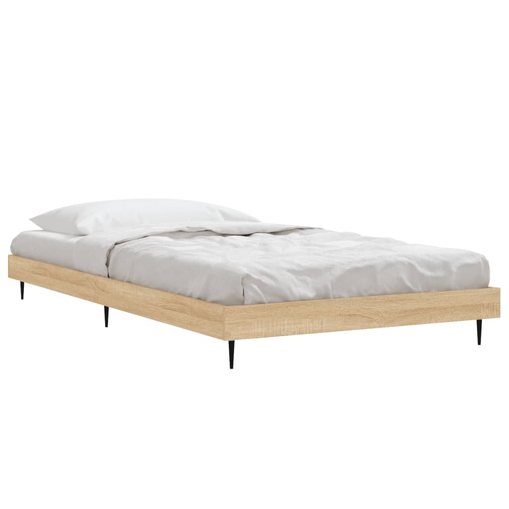Cadre de lit sans matelas chêne sonoma 100x200 cm - XIOS