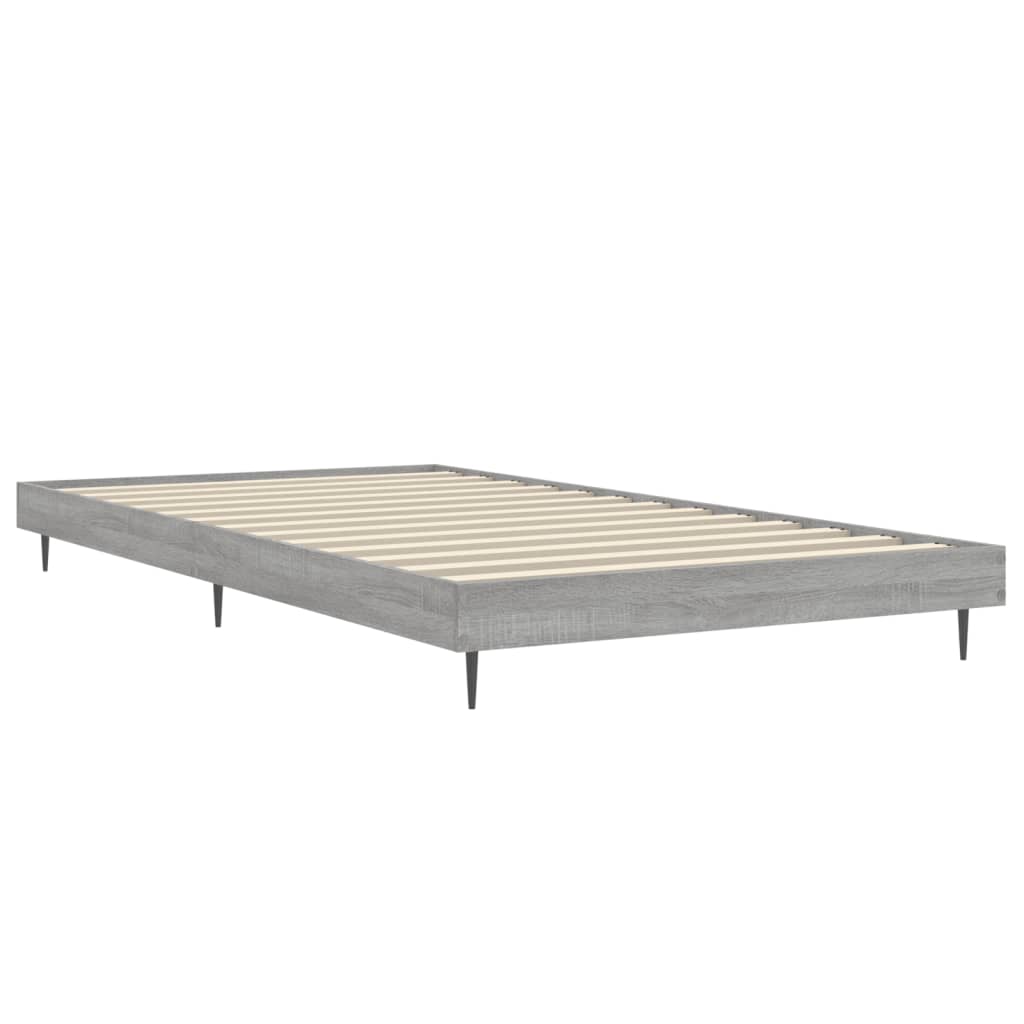 Cadre de lit sans matelas sonoma gris 100x200 cm - XIOS