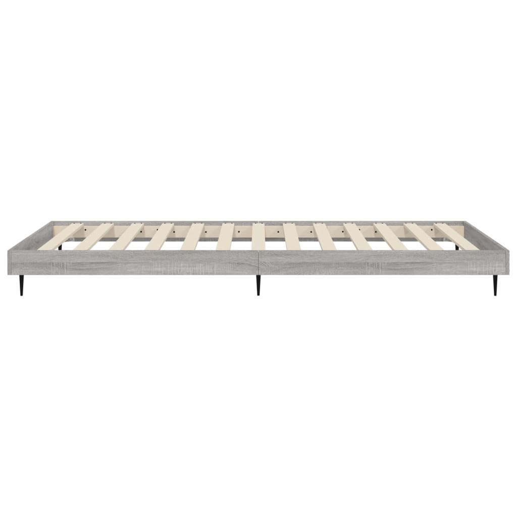Cadre de lit sans matelas sonoma gris 100x200 cm - XIOS