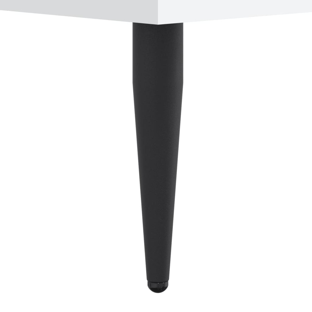 Cadre de lit sans matelas blanc 90x200 cm bois d'ingénierie - XIOS