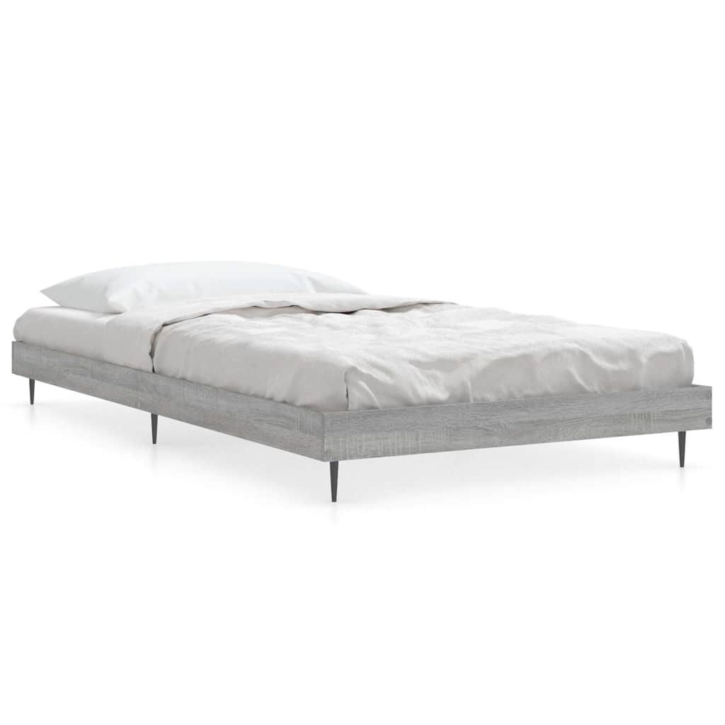 Cadre de lit sans matelas sonoma gris 90x200 cm - XIOS