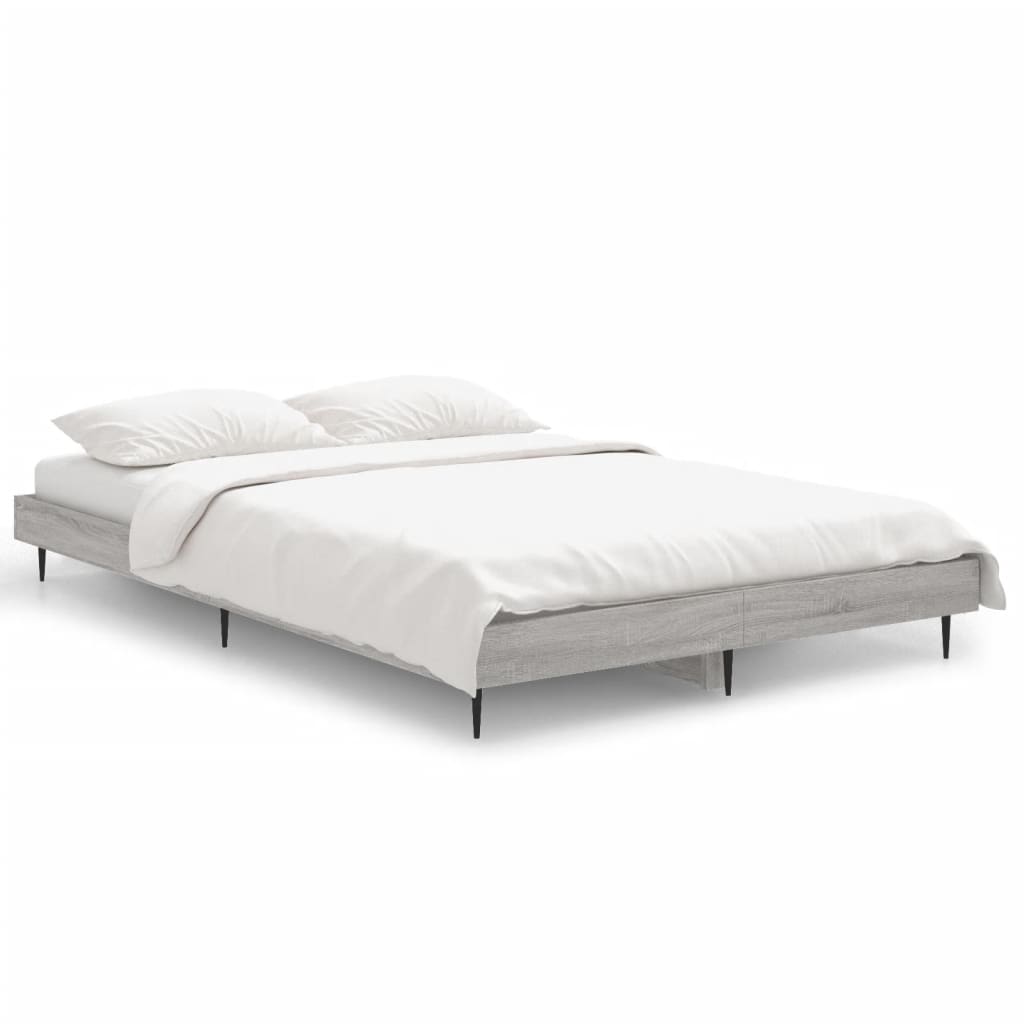 Cadre de lit sans matelas sonoma gris 120x190 cm - XIOS