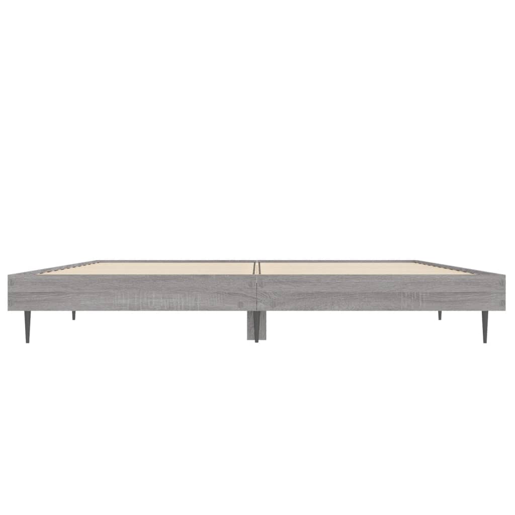 Cadre de lit sans matelas sonoma gris 120x190 cm - XIOS