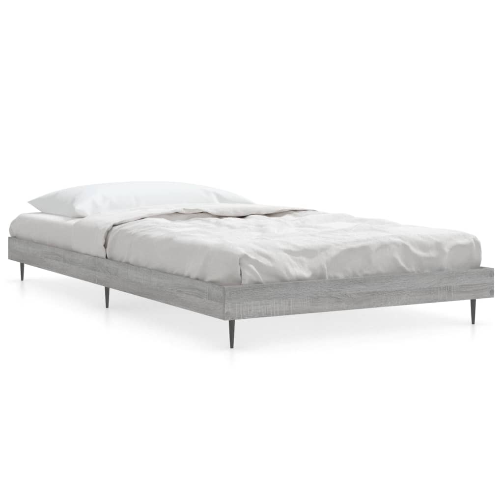 Cadre de lit sans matelas sonoma gris 90x190 cm - XIOS