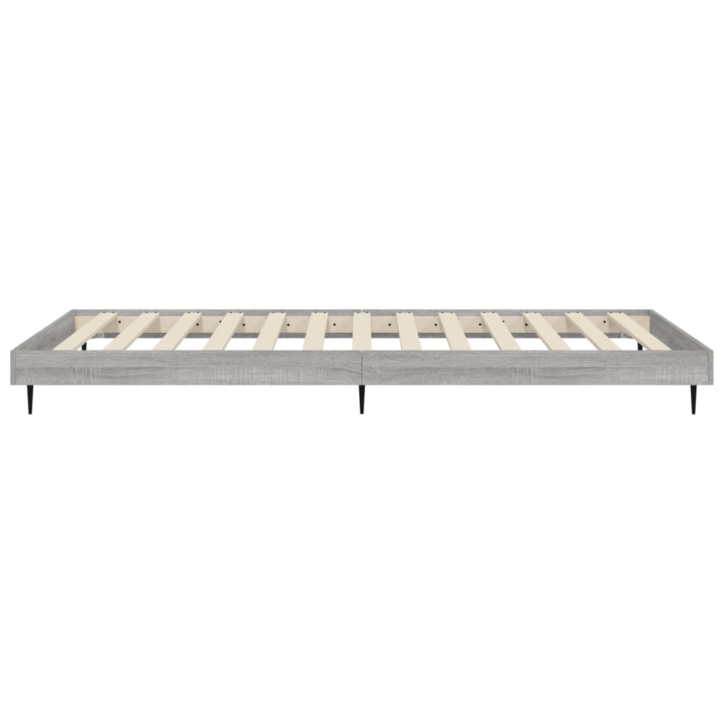 Cadre de lit sans matelas sonoma gris 90x190 cm - XIOS