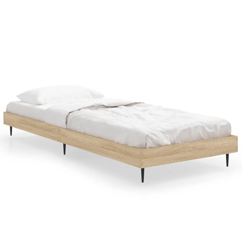 Cadre de lit sans matelas chêne sonoma 75x190 cm - XIOS