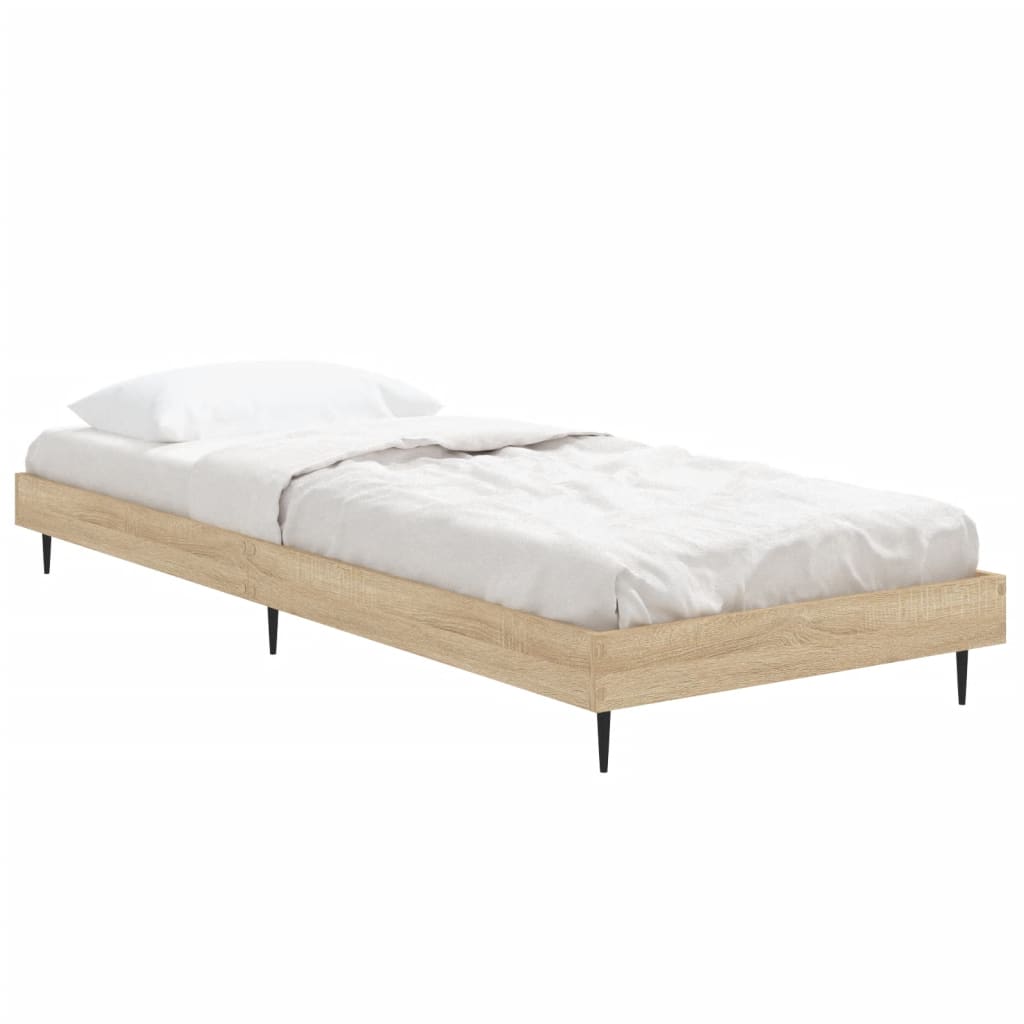 Cadre de lit sans matelas chêne sonoma 75x190 cm - XIOS