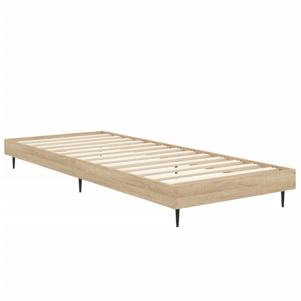 Cadre de lit sans matelas chêne sonoma 75x190 cm - XIOS