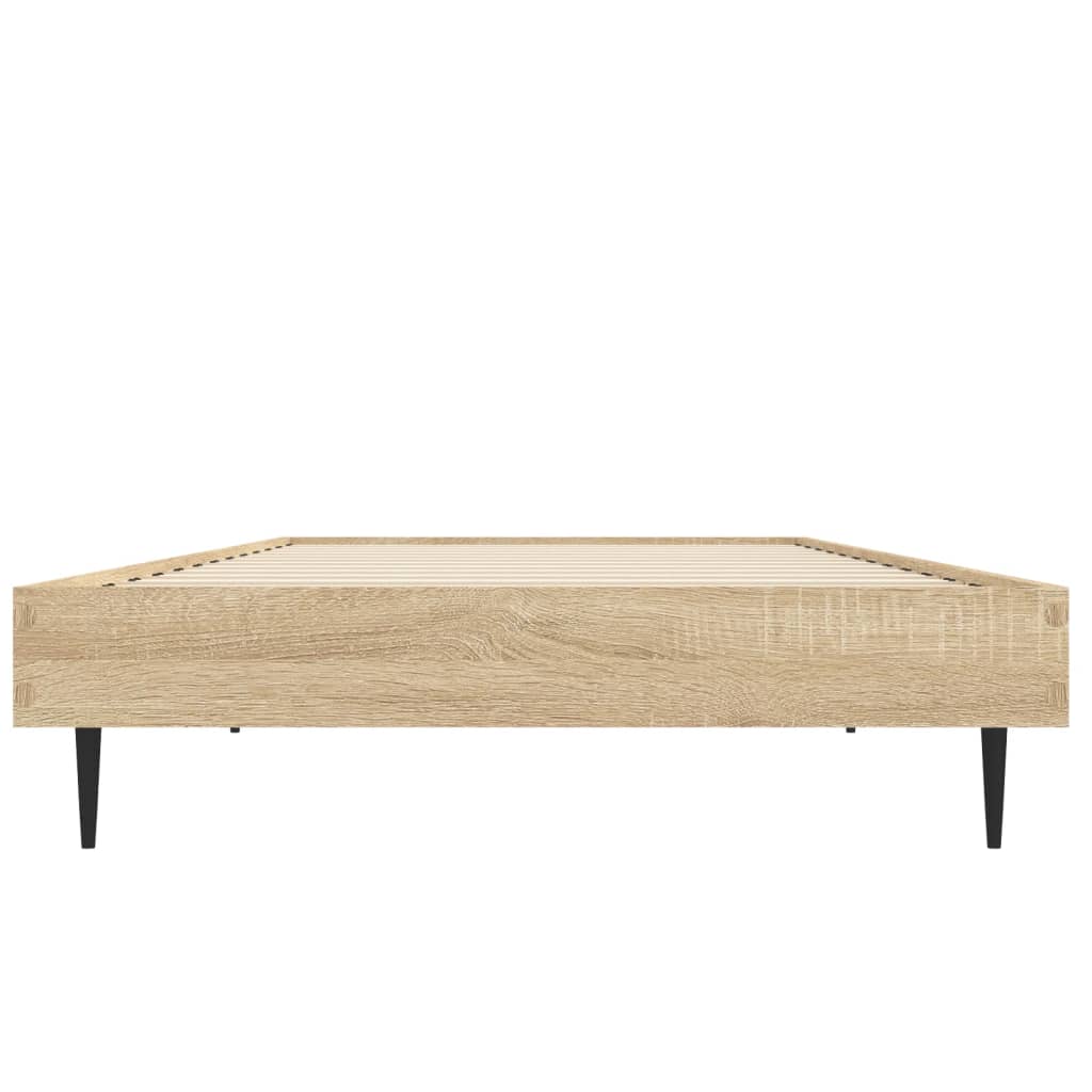 Cadre de lit sans matelas chêne sonoma 75x190 cm - XIOS