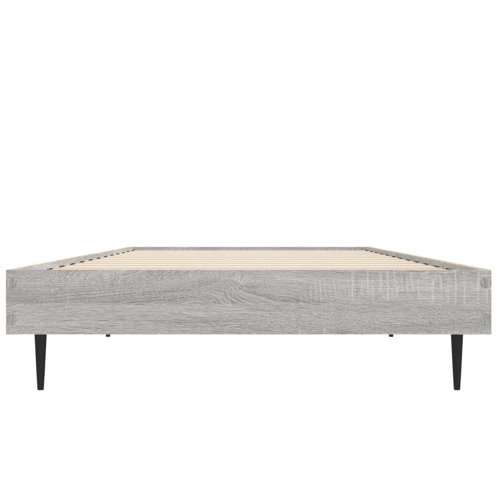 Cadre de lit sans matelas sonoma gris 75x190 cm - XIOS