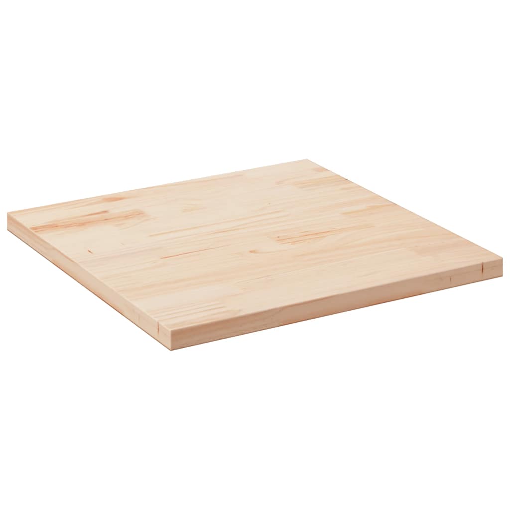Dessus de table 90x90x2,5 cm bois de pin massif - XIOS