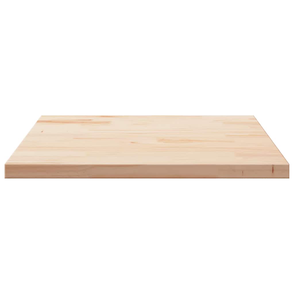 Dessus de table 90x90x2,5 cm bois de pin massif - XIOS