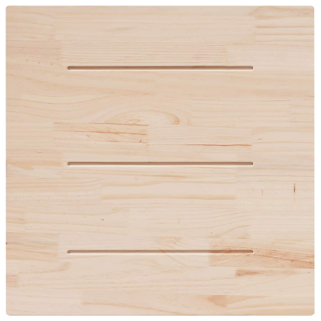 Dessus de table 90x90x2,5 cm bois de pin massif - XIOS