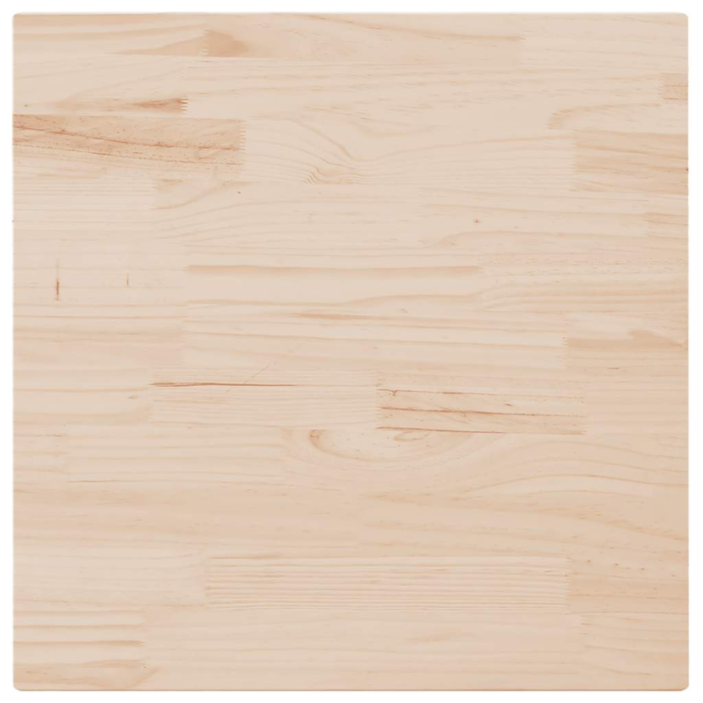 Dessus de table 90x90x2,5 cm bois de pin massif - XIOS