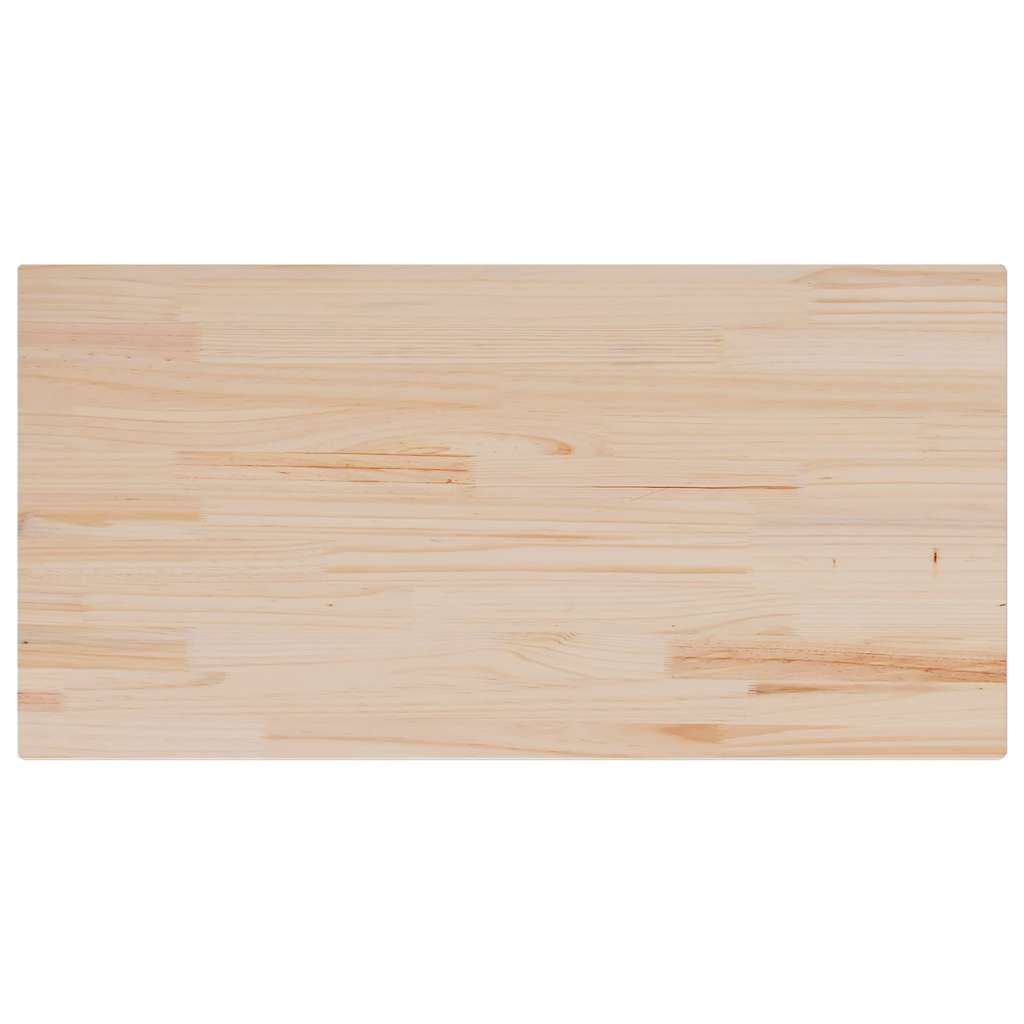 Dessus de table 110x55x2,5 cm bois de pin massif rectangulaire - XIOS