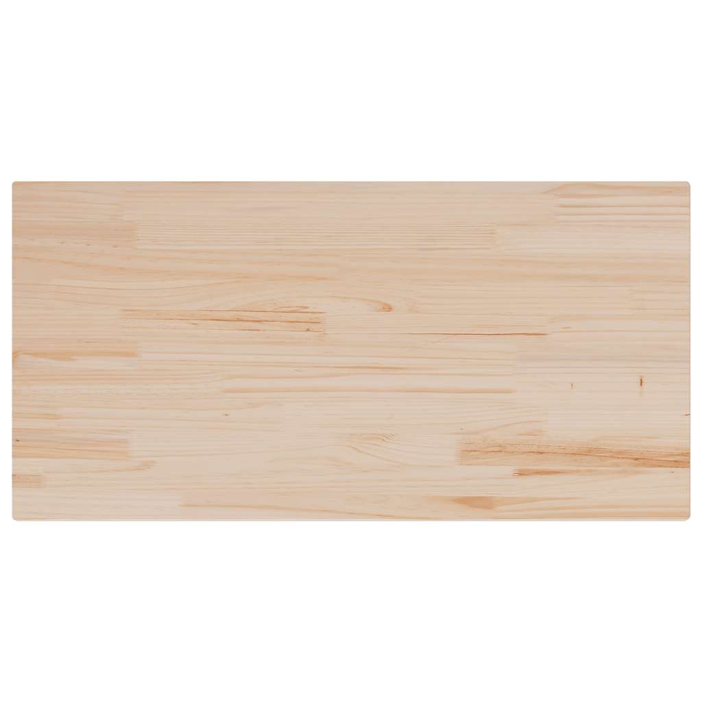 Dessus de table 110x60x2,5 cm bois de pin massif rectangulaire - XIOS