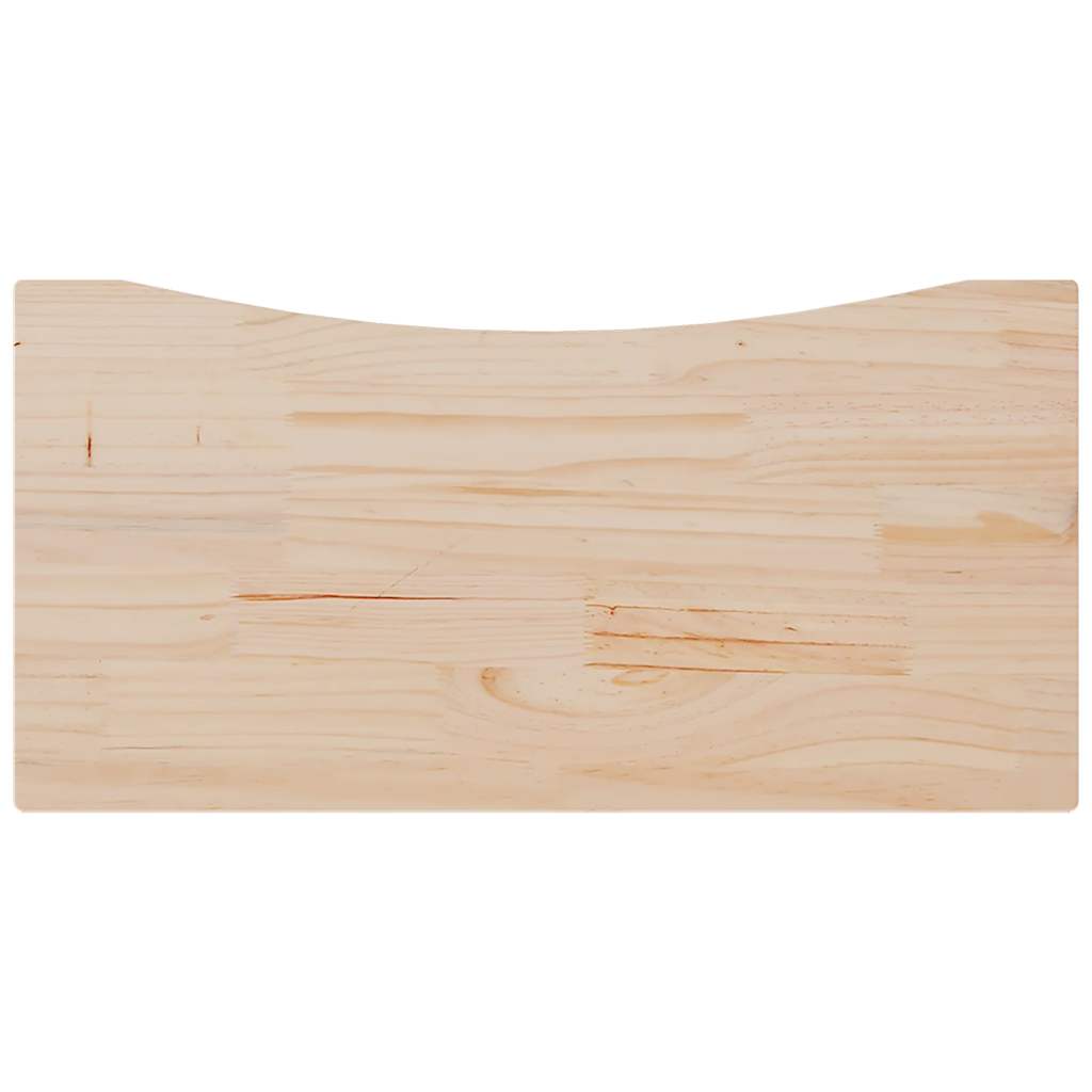 Dessus de bureau 80x40x2,5 cm bois massif de pin - XIOS