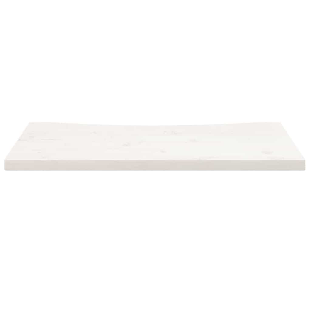 Dessus de bureau blanc 80x40x2,5 cm bois massif de pin - XIOS