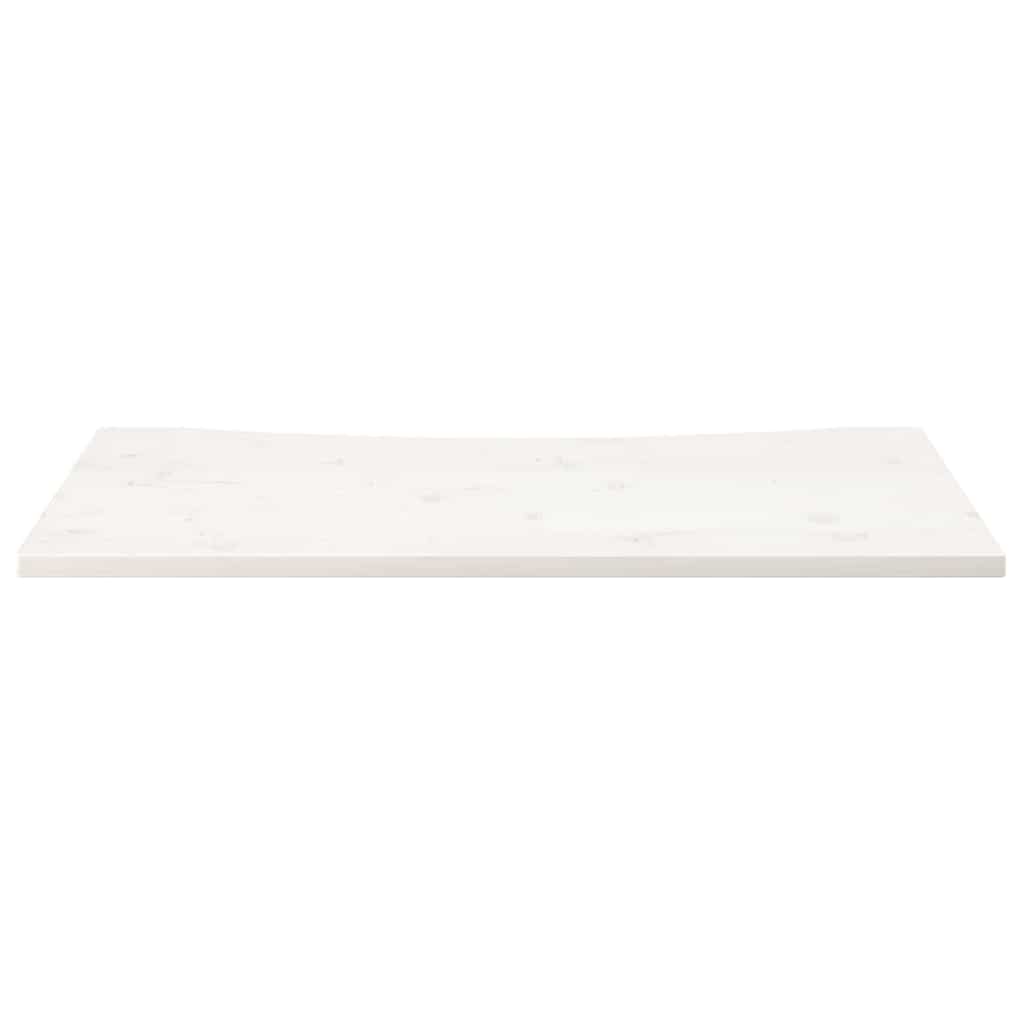Dessus de bureau blanc 110x60x2,5 cm bois massif de pin - XIOS