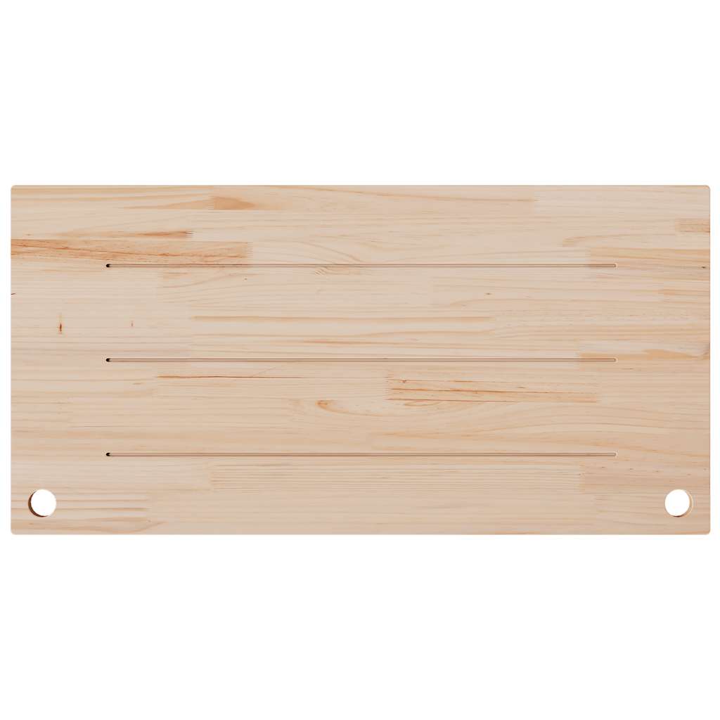 Dessus de bureau 100x50x2,5 cm bois massif de pin - XIOS