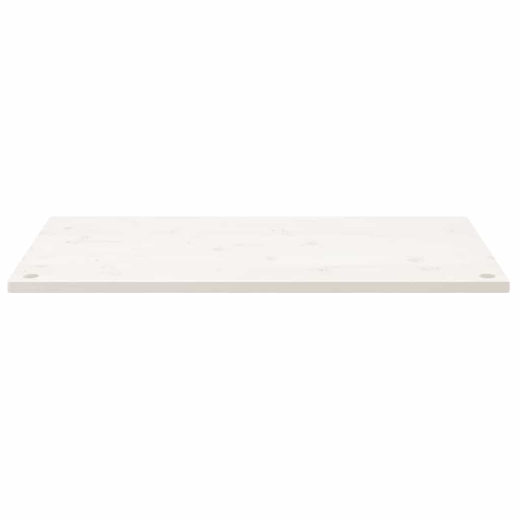 Dessus de bureau blanc 100x60x2,5 cm bois massif de pin - XIOS