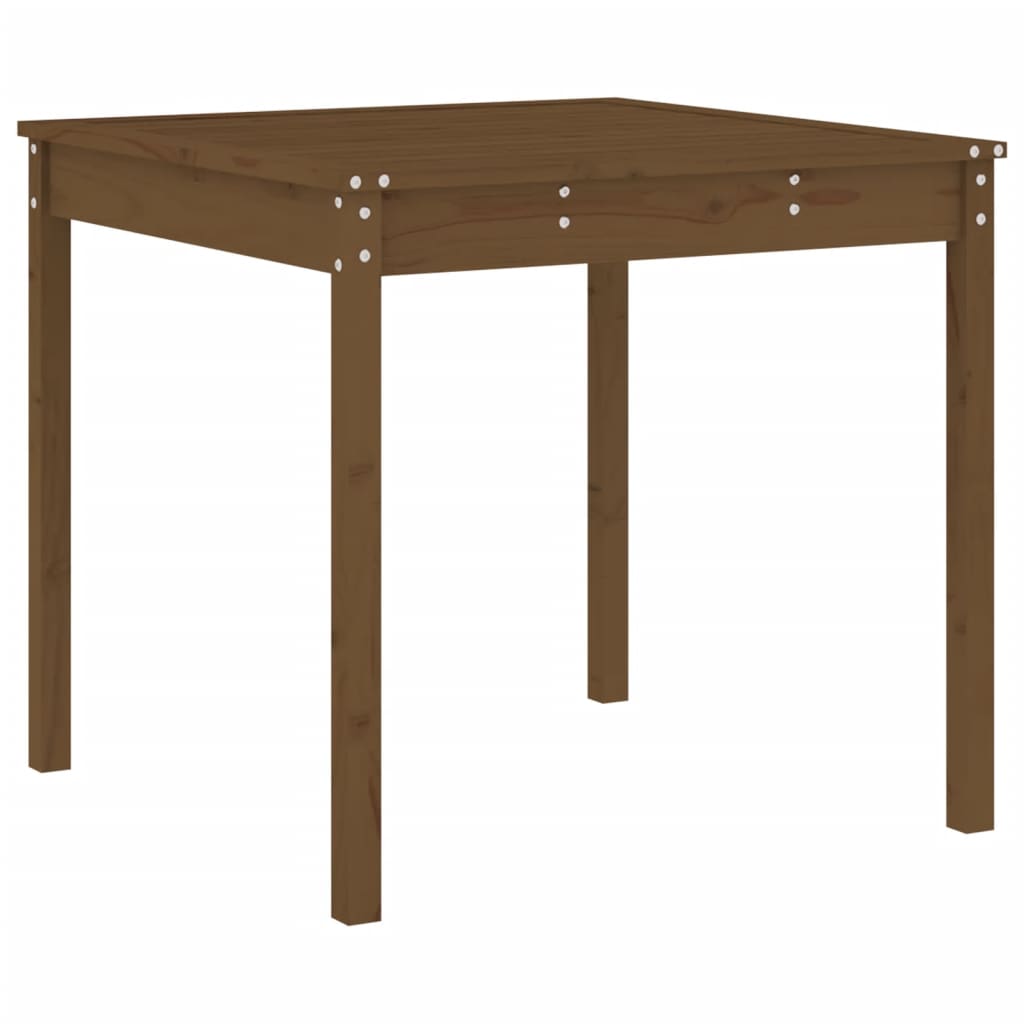 Ensemble de bistrot de jardin 3 pcs marron miel bois pin massif