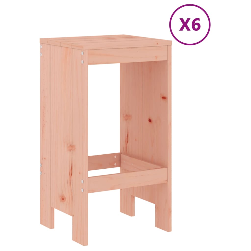 Ensemble de bar de jardin 7 pcs bois massif douglas