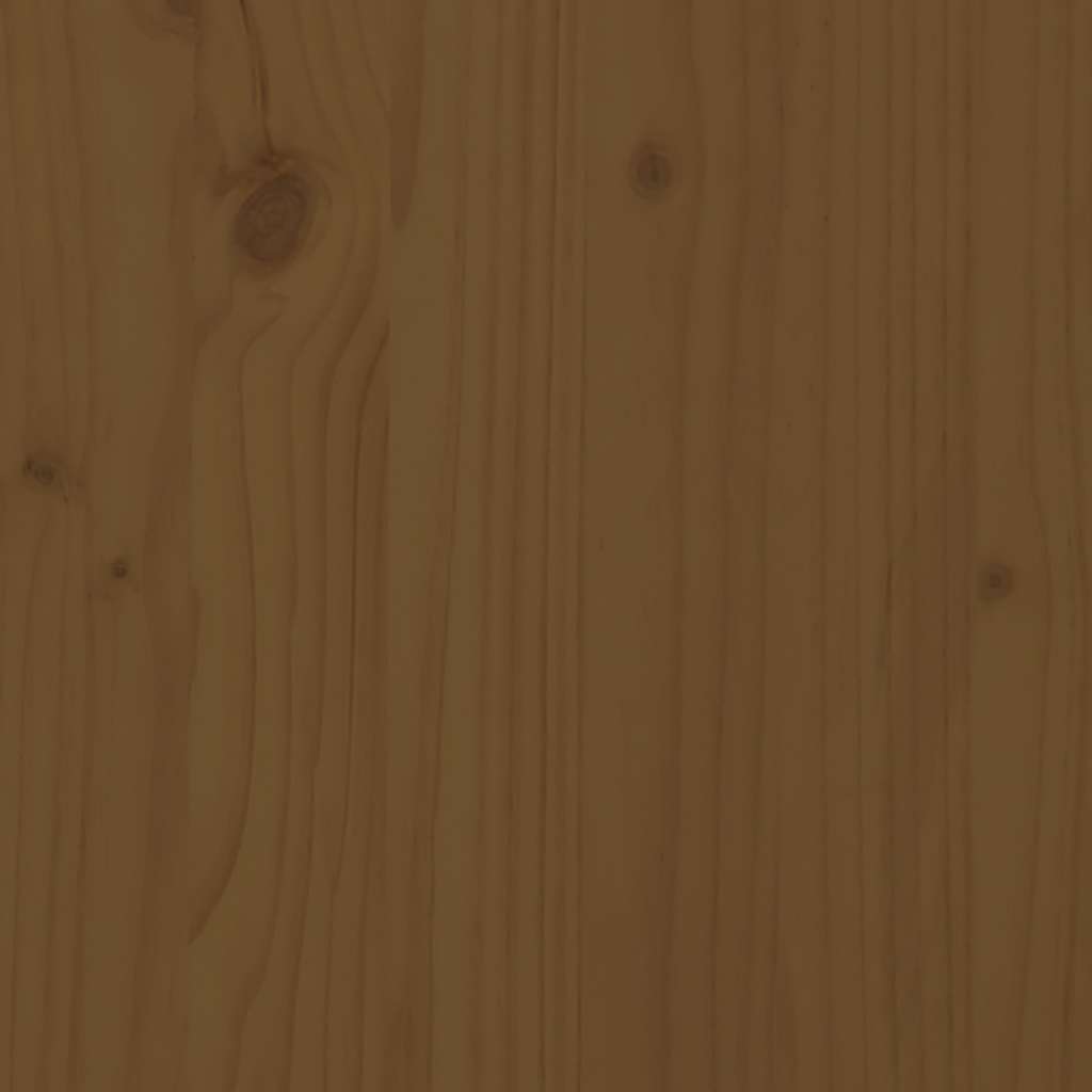Ensemble de bar de jardin 5 pcs marron miel bois de pin massif