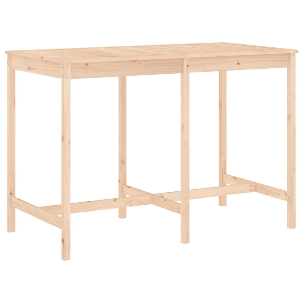 Ensemble de bar de jardin 7 pcs Bois de pin massif