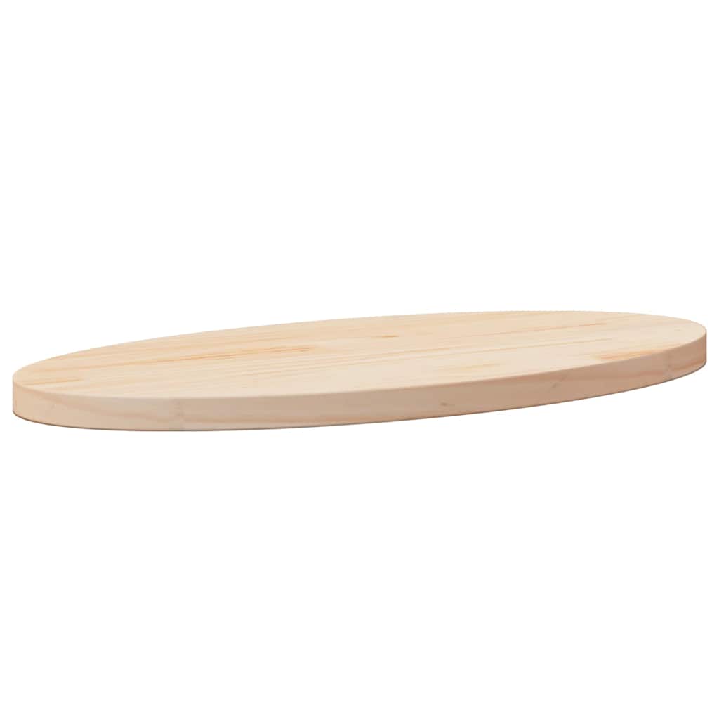 Dessus de table 60x30x2,5 cm bois de pin massif ovale - XIOS