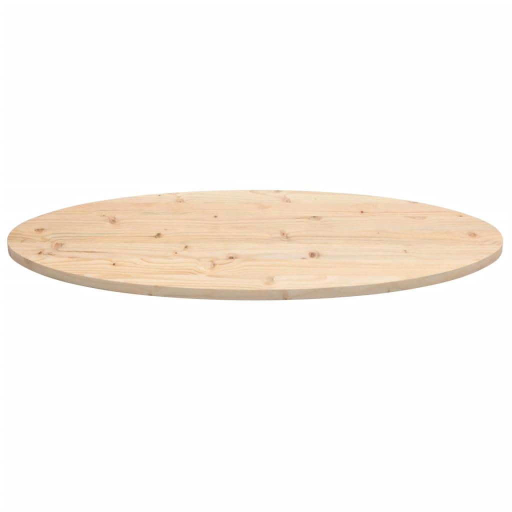 Dessus de table 110x55x2,5 cm bois de pin massif ovale - XIOS