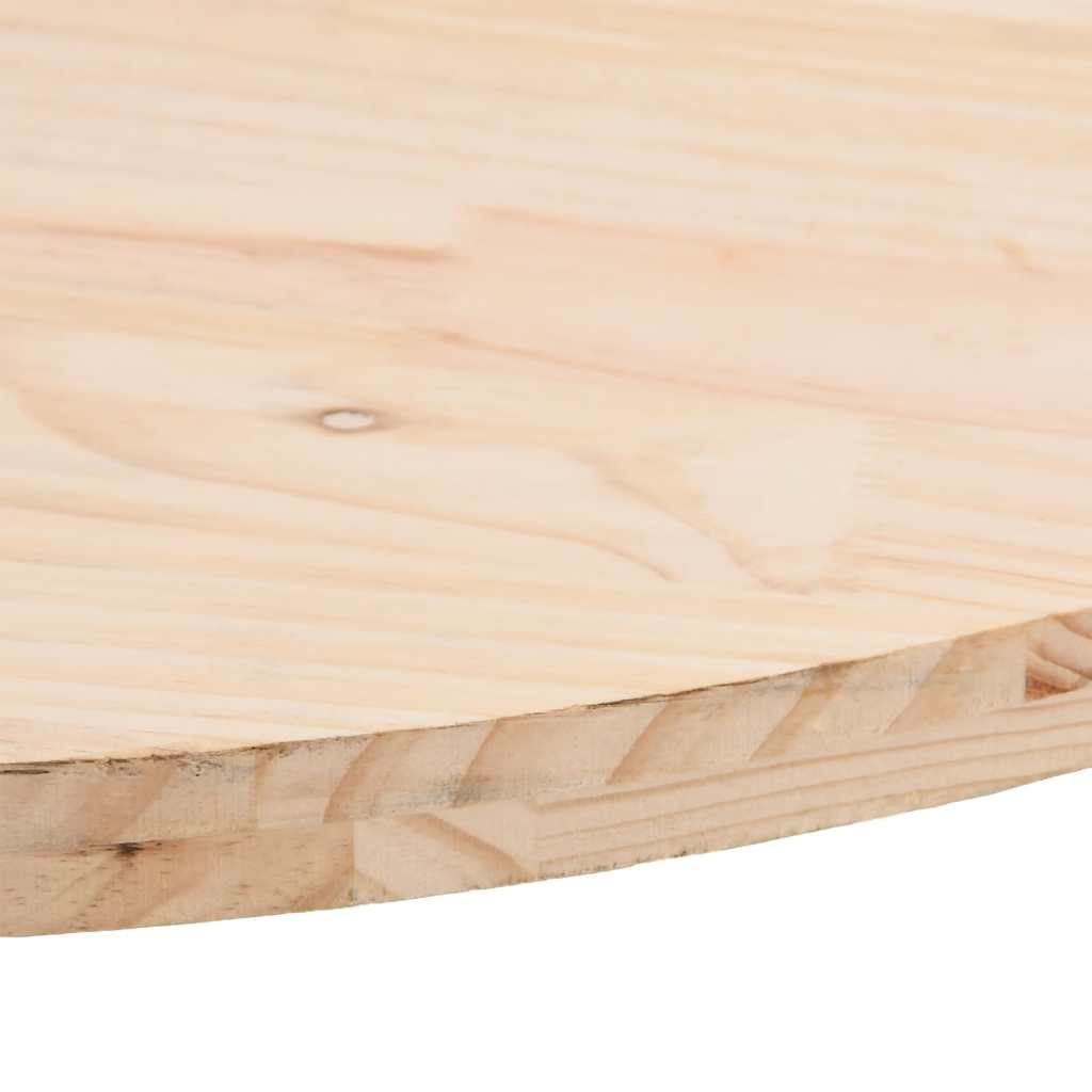 Plateau de table ovale en pin massif 70 x 35 x 2,5 cm - XIOS