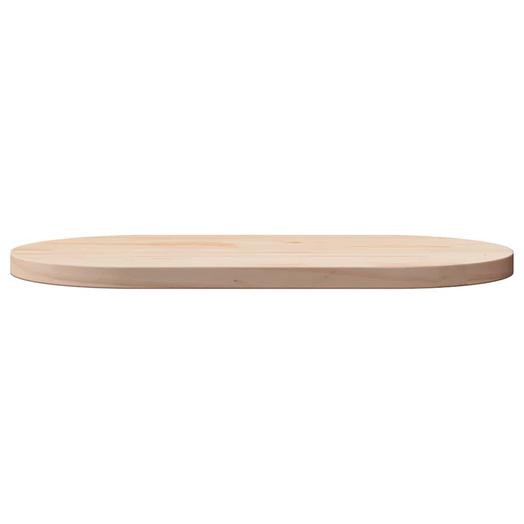 Dessus de table 90x45x2,5 cm bois de pin massif ovale - XIOS