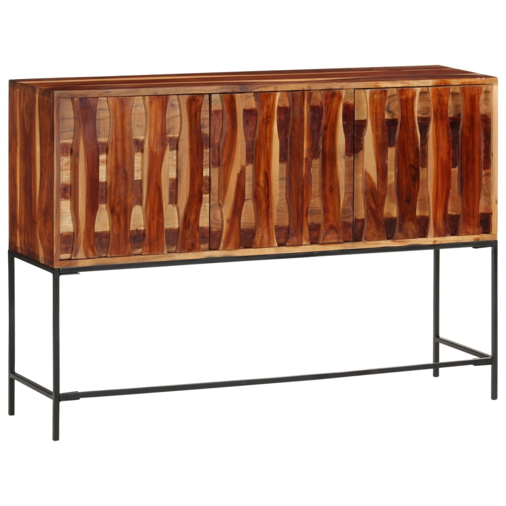 Buffet 110x28x76 cm bois massif d'acacia - XIOS