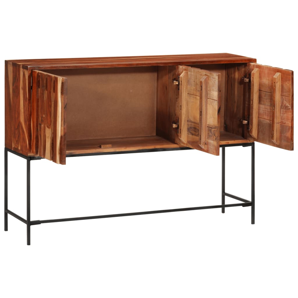 Buffet 110x28x76 cm bois massif d'acacia - XIOS