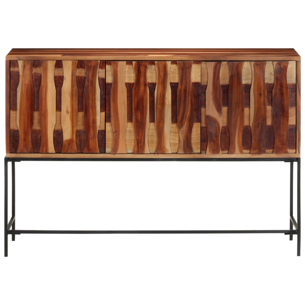 Buffet 110x28x76 cm bois massif d'acacia - XIOS