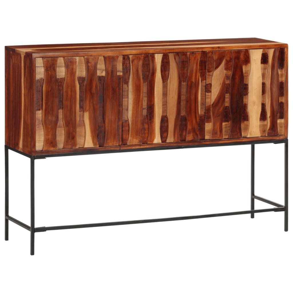 Buffet 110x28x76 cm bois massif d'acacia - XIOS