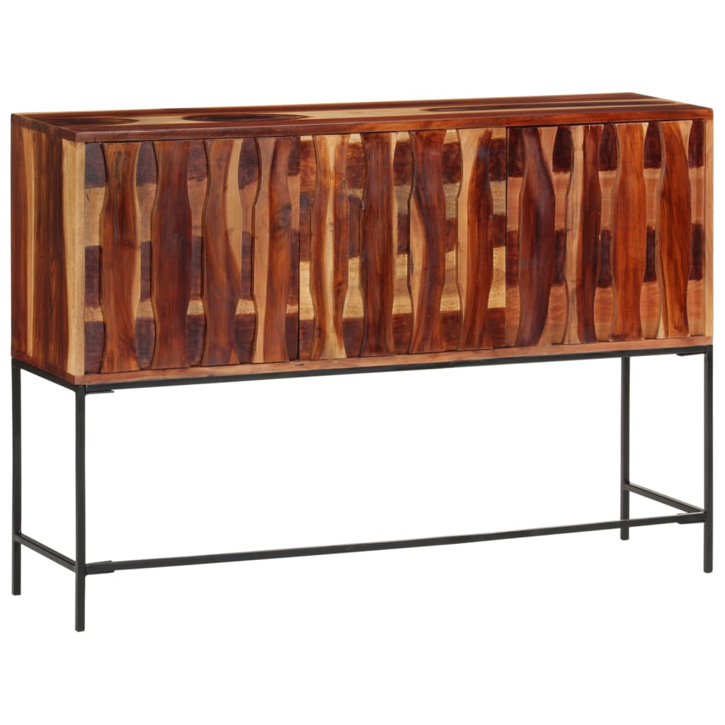 Buffet 110x28x76 cm bois massif d'acacia - XIOS
