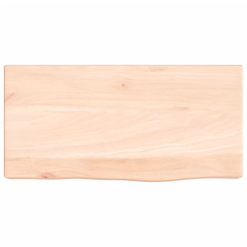 Étagère murale 40x20x6 cm bois de chêne massif non traité - XIOS